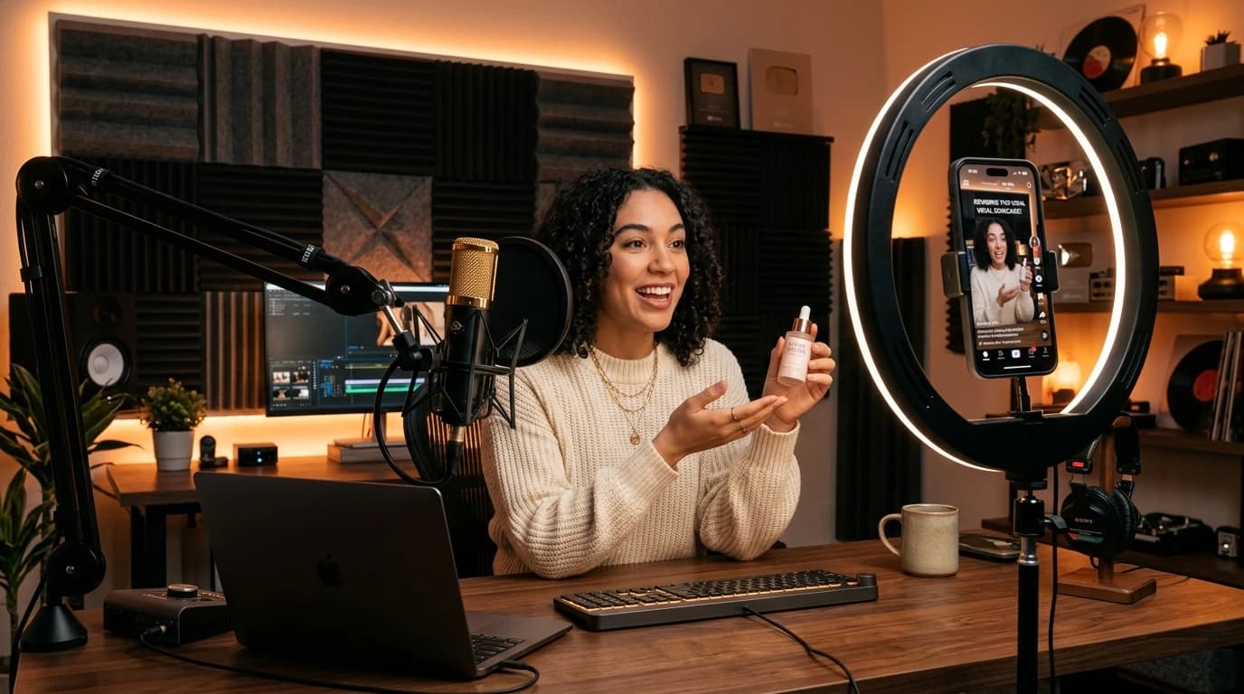 Dịch Vụ Thu Âm Video Ngắn: Kịch Bản UGC, TikTok, Reels & Lồng Tiếng Podcast