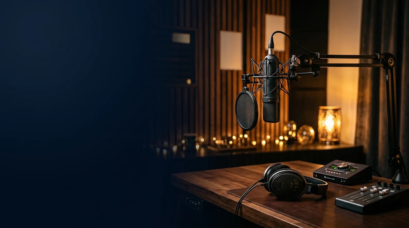 Studio acoustic recording ambient