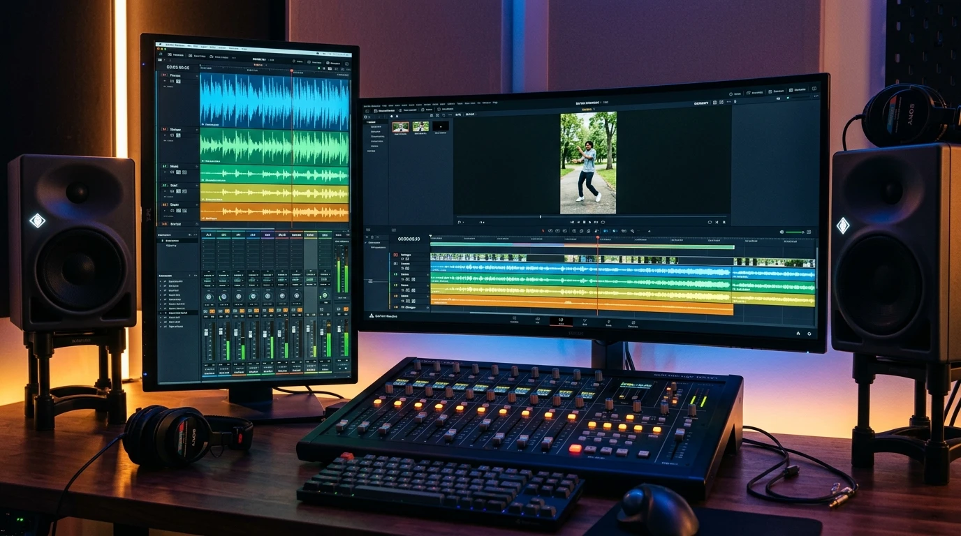 Kỹ thuật dựng và xử lý âm thanh video ngắn TikTok Reels Shorts tại phòng thu chuyên nghiệp